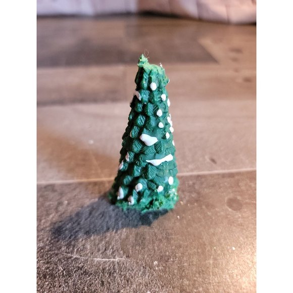 Pine tree AS IS snow xmas village accessory - Picture 3 of 4